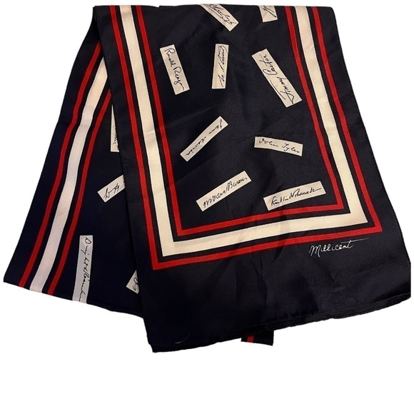 Millicent Italian “The Presidents” Commemorative Neck Scarf by T&M Designs - Picture 6 of 8